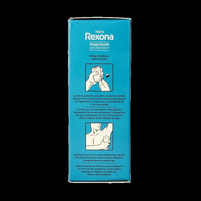Rexona Deodorant stick men max protect clean scent 45 Milliliter