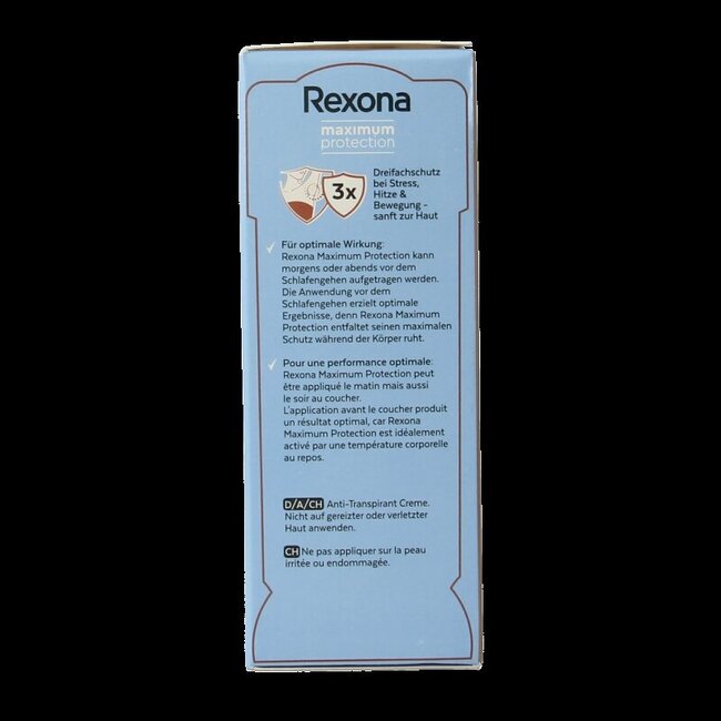 Rexona Déodorant stick femme Maximum Protection Clean Scent 45 ml