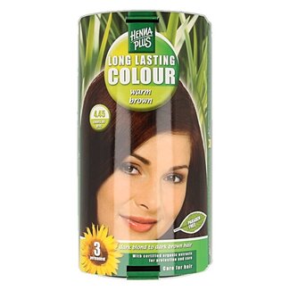 Henna Plus Henna Plus Long Lasting Colour 4.45 Brun Chaud 100 ml
