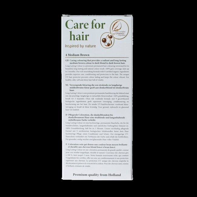 Henna Plus Long lasting colour 4 medium brown 100 Milliliter