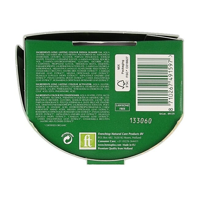 Henna Plus Long lasting colour 5.4 indian summer 100 Milliliter