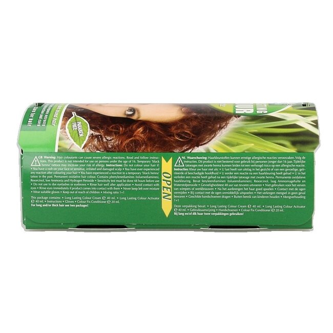 Henna Plus Long lasting colour 7.54 cafe latte 100 Milliliter