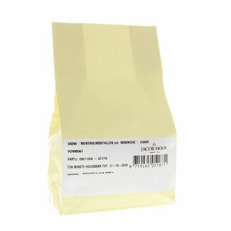 Jacob Hooy Mentholkristallen natuurlijk 250 Gram
