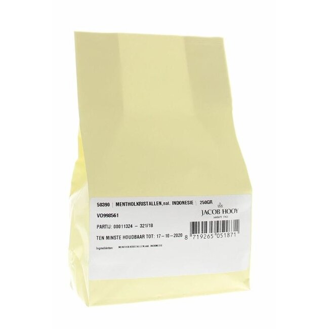 Mentholkristallen natuurlijk 250 Gram