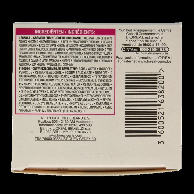 Casting Casting creme gloss 454 Brownie  1 Set