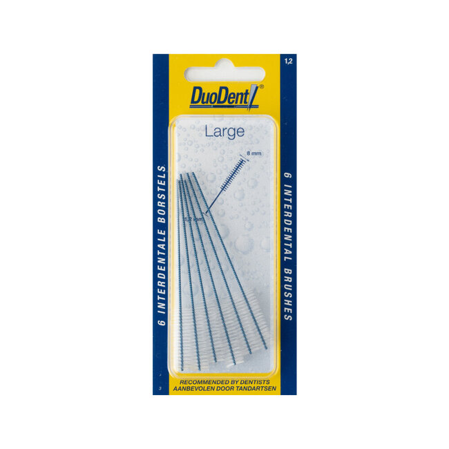 Interdentaal borstel large 1.2 6 Stuks