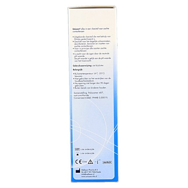 Solution tout-en-un Unicare pour lentilles souples 240 ml