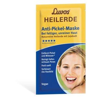 Luvos Heilaarde gezichtsmasker onzuivere vette huid 15 Milliliter