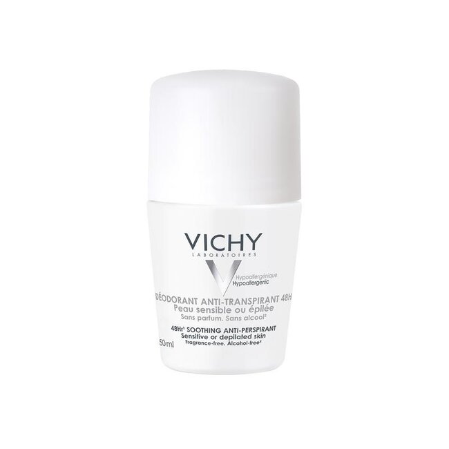 Vichy Deodorant roller gevoelige huid 48uurs bescherming 50 Milliliter