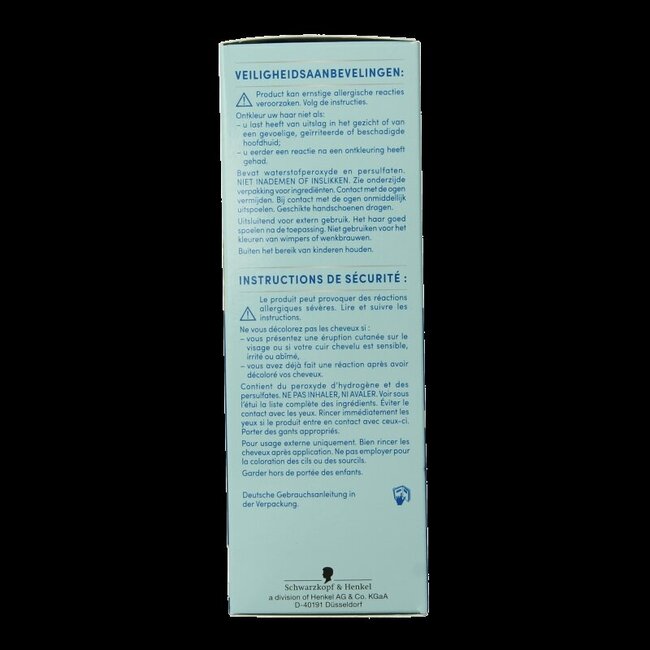 Schwarzkopf Blonde haarverf intensive bond super plus L1++ 1 Set