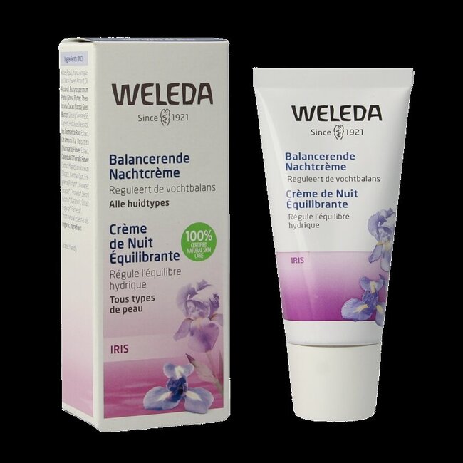 Weleda Crème de nuit équilibrante à l'iris 30 millilitres