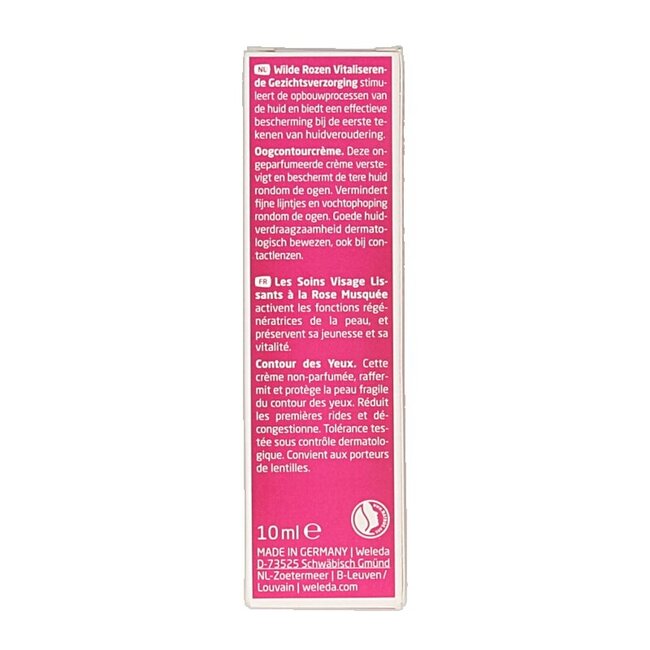 Weleda Crème contour des yeux lissante à la rose musquée 10 ml