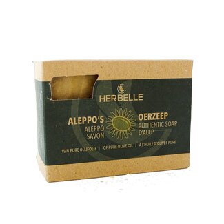 Herbelle Herbelle Savon d'Alep olive et eau 1 pièce