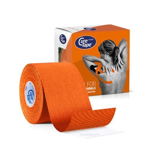 Cure Tape Kinesiotape oranje 5cm x 5m 1 Stuks