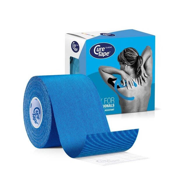 Kinesiotape blauw 5cm x 5m 1 Stuks