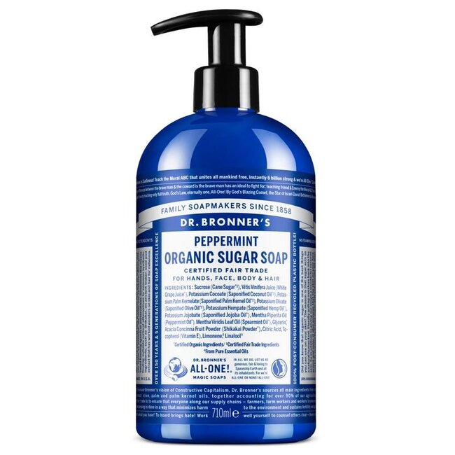 Dr Bronners Shikakai zeep pepermunt 710 Milliliter