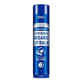 Dr Bronners Lipbalsem pepermunt 4 Gram