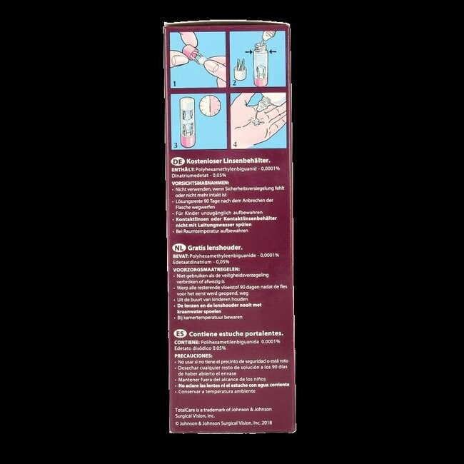 Solution pour lentilles de contact Totalcare 240 ml
