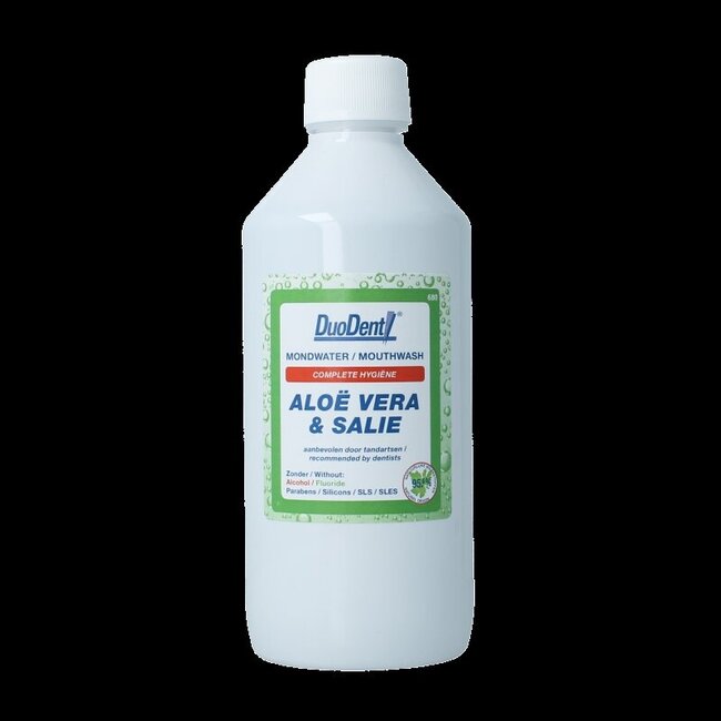 Mondwater aloe vera/salie 500 Milliliter