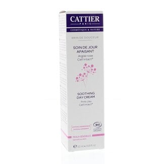 Cattier Dagcreme kalmerend gevoelige huid 50 Milliliter