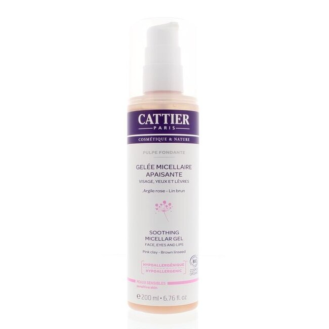 Cattier Verzachtende micellair gel gevoelige huid 200 Milliliter
