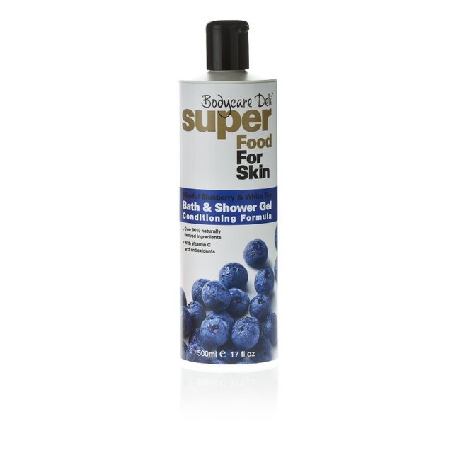 Bad & douchegel blueberry & white tea 500 Milliliter