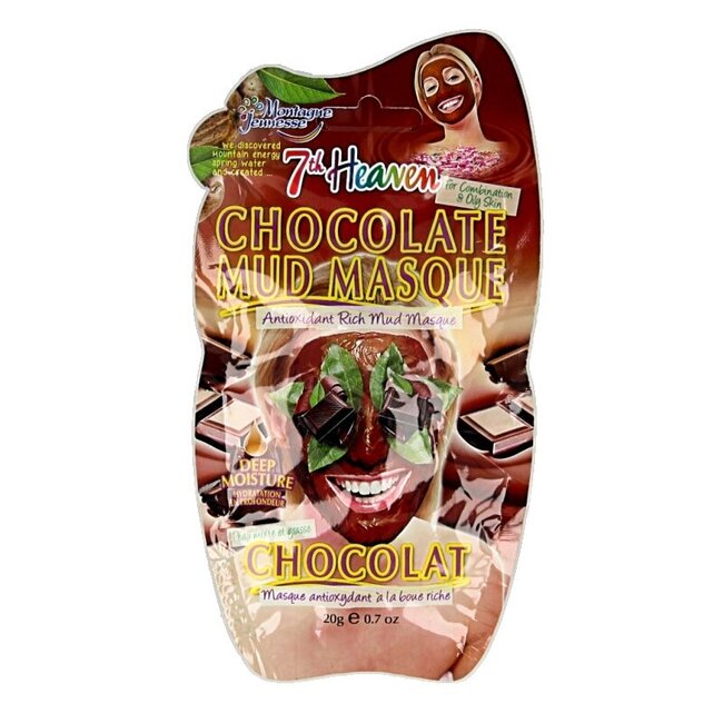 7th Heaven gezichtsmasker chocolate mud 20 Gram