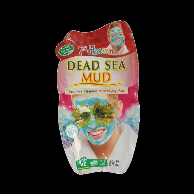 7th Heaven gezichtsmasker dead sea mud pac 20 Gram