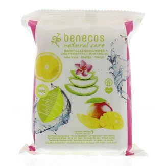 Benecos natural beauty Vegan happy reinigingsdoekjes 25 Stuks