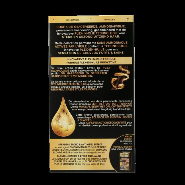 Syoss Color Oleo Intense 12-00 Blond Argenté Coloration Permanente 1 Kit