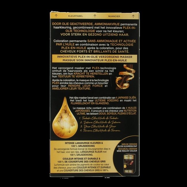 Syoss Color Oleo Intense 4-86 Châtain Velours Coloration Permanente 1 Kit