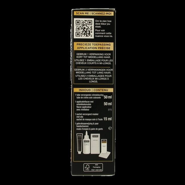 Syoss Color Oleo Intense 4-86 Châtain Velours Coloration Permanente 1 Kit