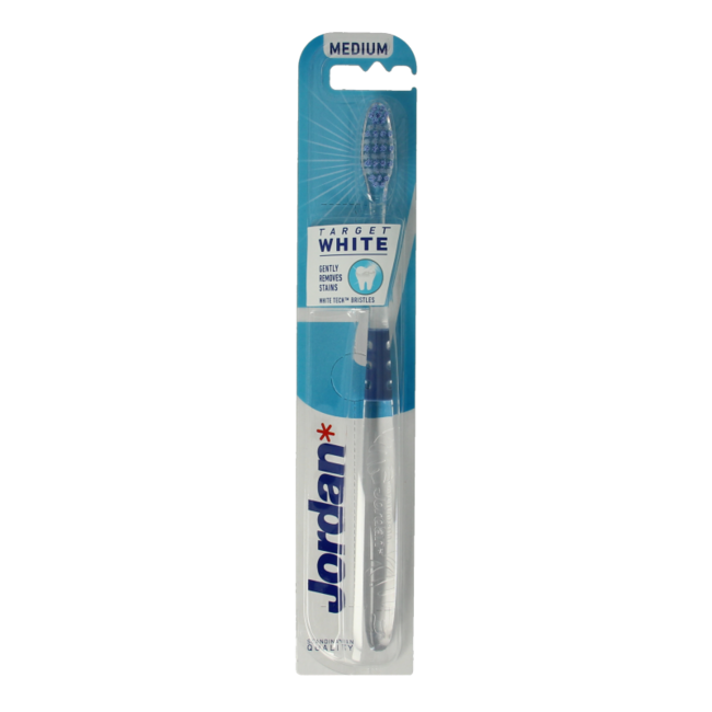 Tandenborstel target white med 1 Stuks