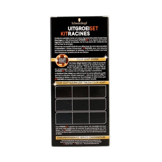 Schwarzkopf Vital Kit Retouche Racines Noir 11 ml