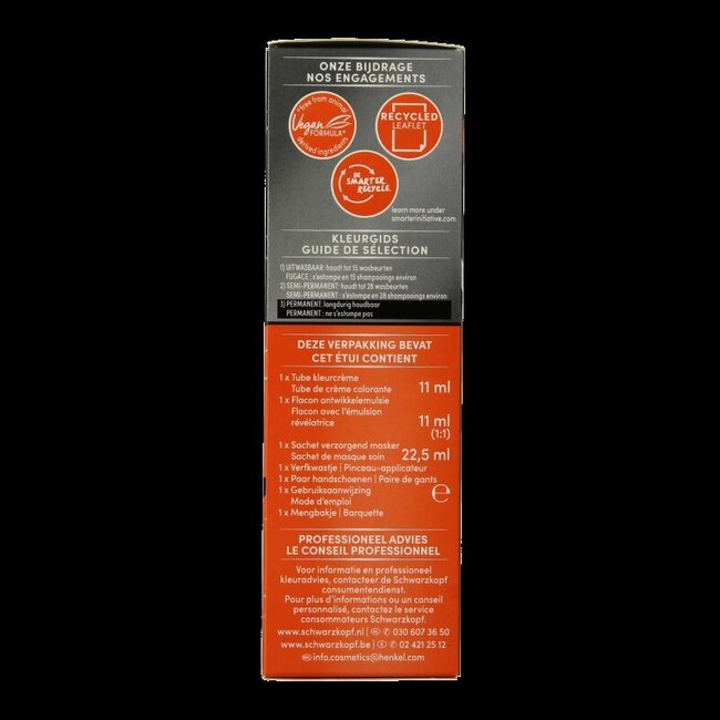 Schwarzkopf Vital uitgroeiset donker bruin 1 Set