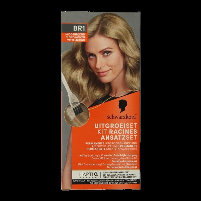 Vital uitgroeiset middenblond 1 Set