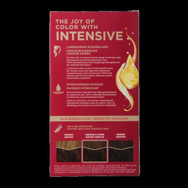 Poly Palette Coloration Cheveux 650 Châtain Moyen Marron 1 Set