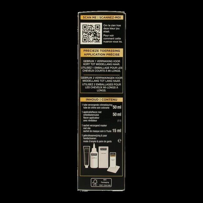 Syoss Color Oleo Intense 6-80 caramel blond haarverf  1 Set