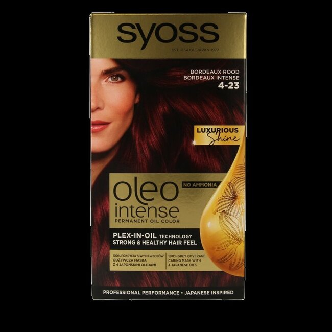Color Oleo Intense 4-23 bordeaux rood haarverf  1 Set