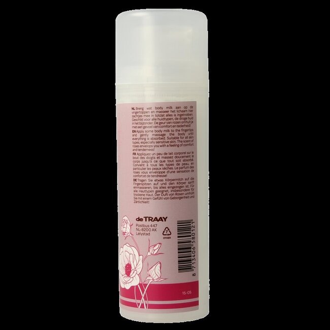 Traay Bee Honest Lait corporel à la rose 150 ml