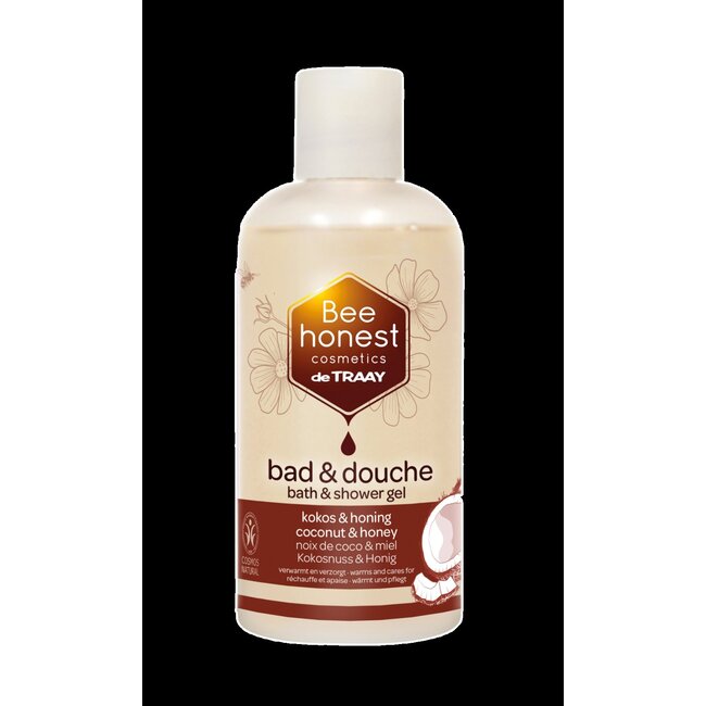 Traay Bee Honest Bad / douche kokos / honing 250 Milliliter