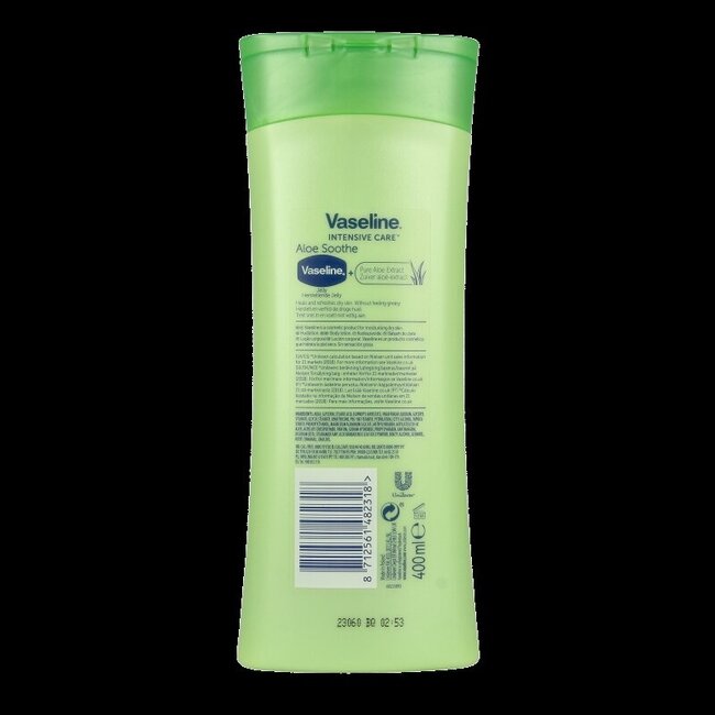 Lait corporel Vaseline Aloe Soothe 400 ml