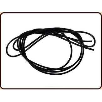 Ruben Robijn Ruben Robijn Cordon en cuir noir rond 1 pièce