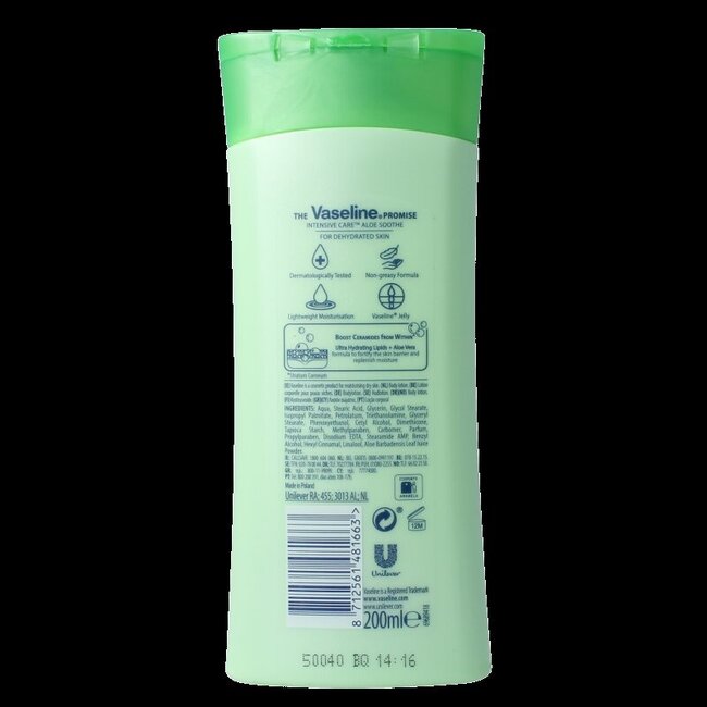 Vaseline Bodylotion aloe fresh 200 Milliliter