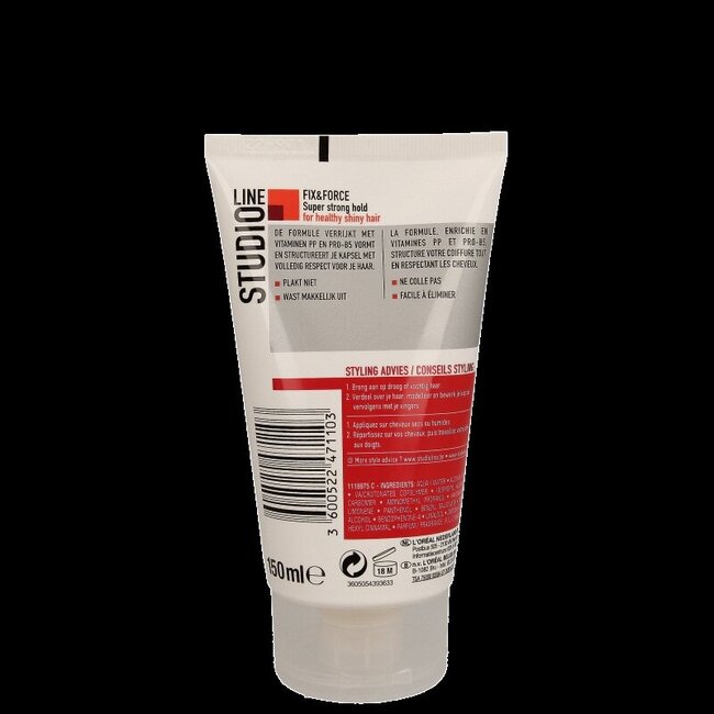 Studio Line Studio line fix & force multi vitamins gel 150 Milliliter