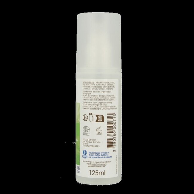 Douce Nature Deodorant spray bio 125 Milliliter