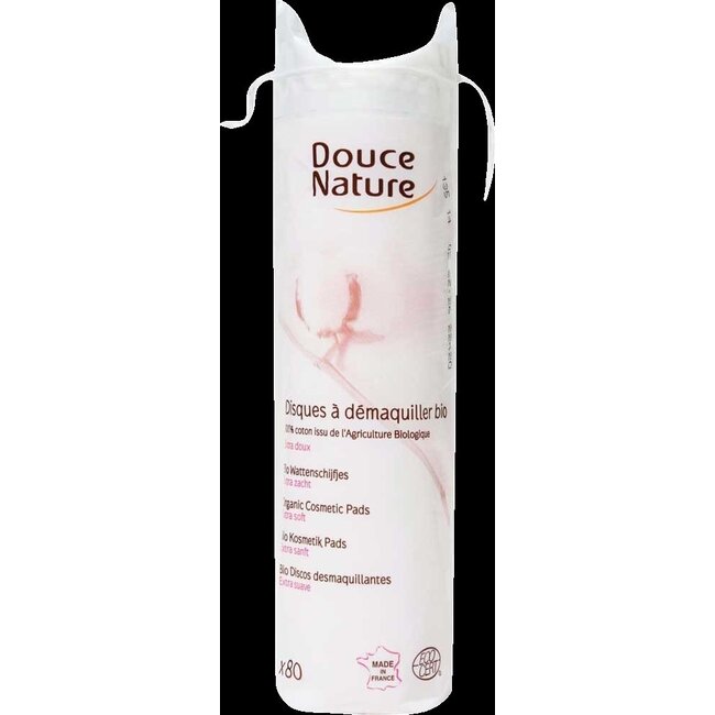 Douce Nature Wattenschijfjes katoen bio 80 Stuks
