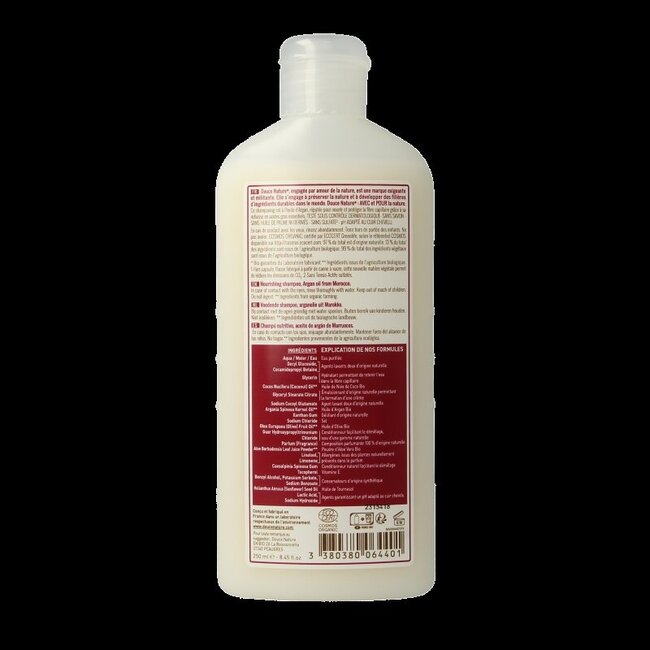 Douce Nature Shampooing crème à l'argan bio 250 ml