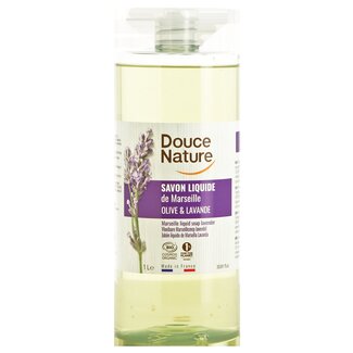 Douce Nature Zeep Marseille vloeibaar lavendel bio 1 Liter