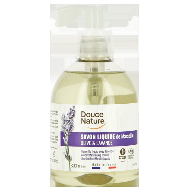 Douce Nature Zeep Marseille vloeibaar lavendel bio 300 Milliliter